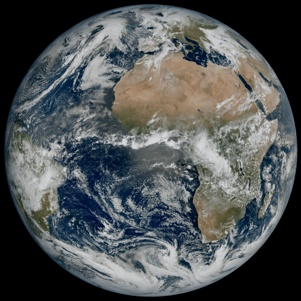 First image from the new Meteosat