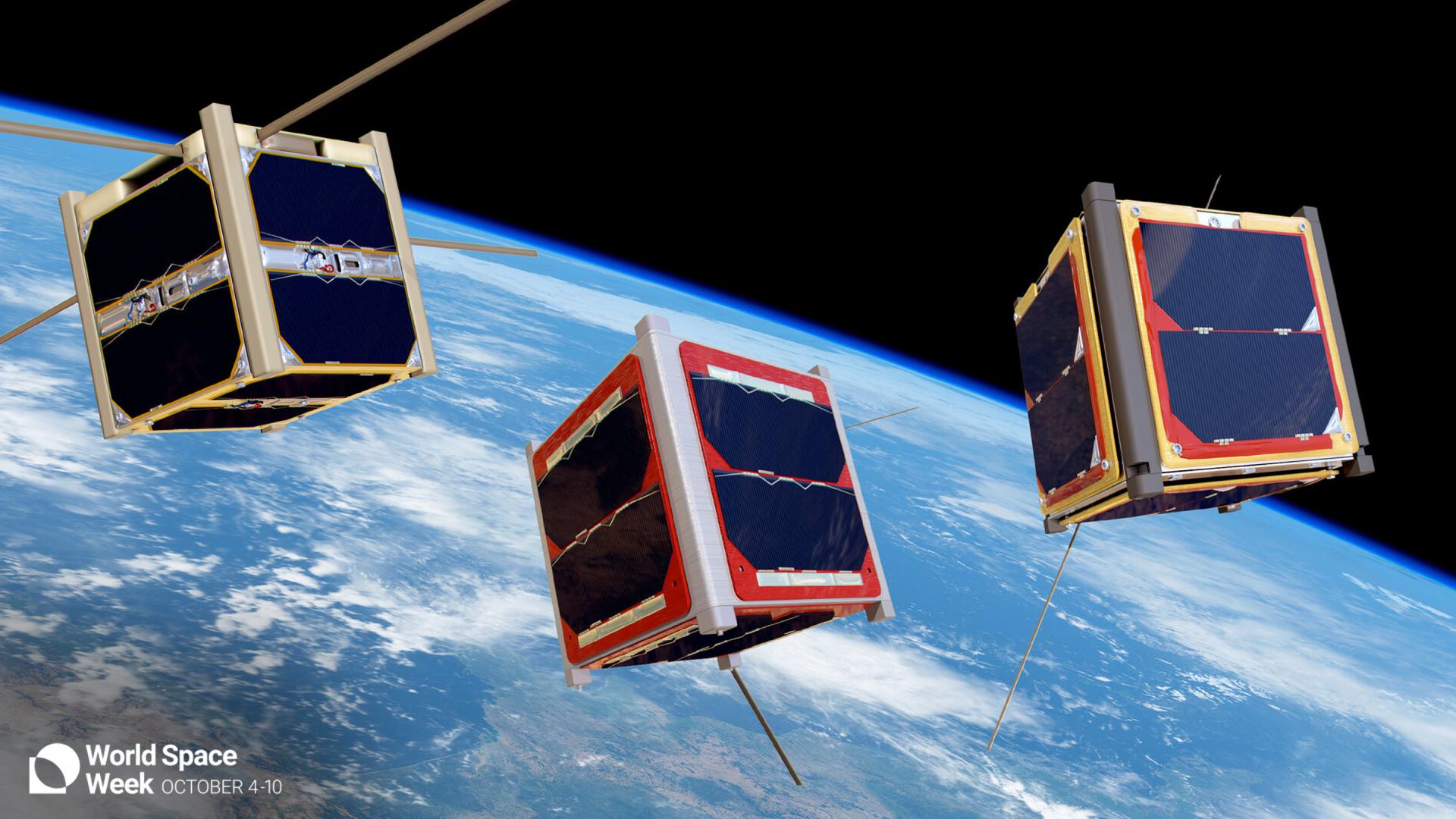 CubeSats. Photo: ESA / Fly Your Satellite