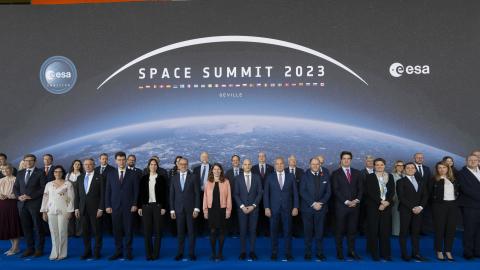 European space ministers in Seville (Photo: ESA - S. Corvaja)